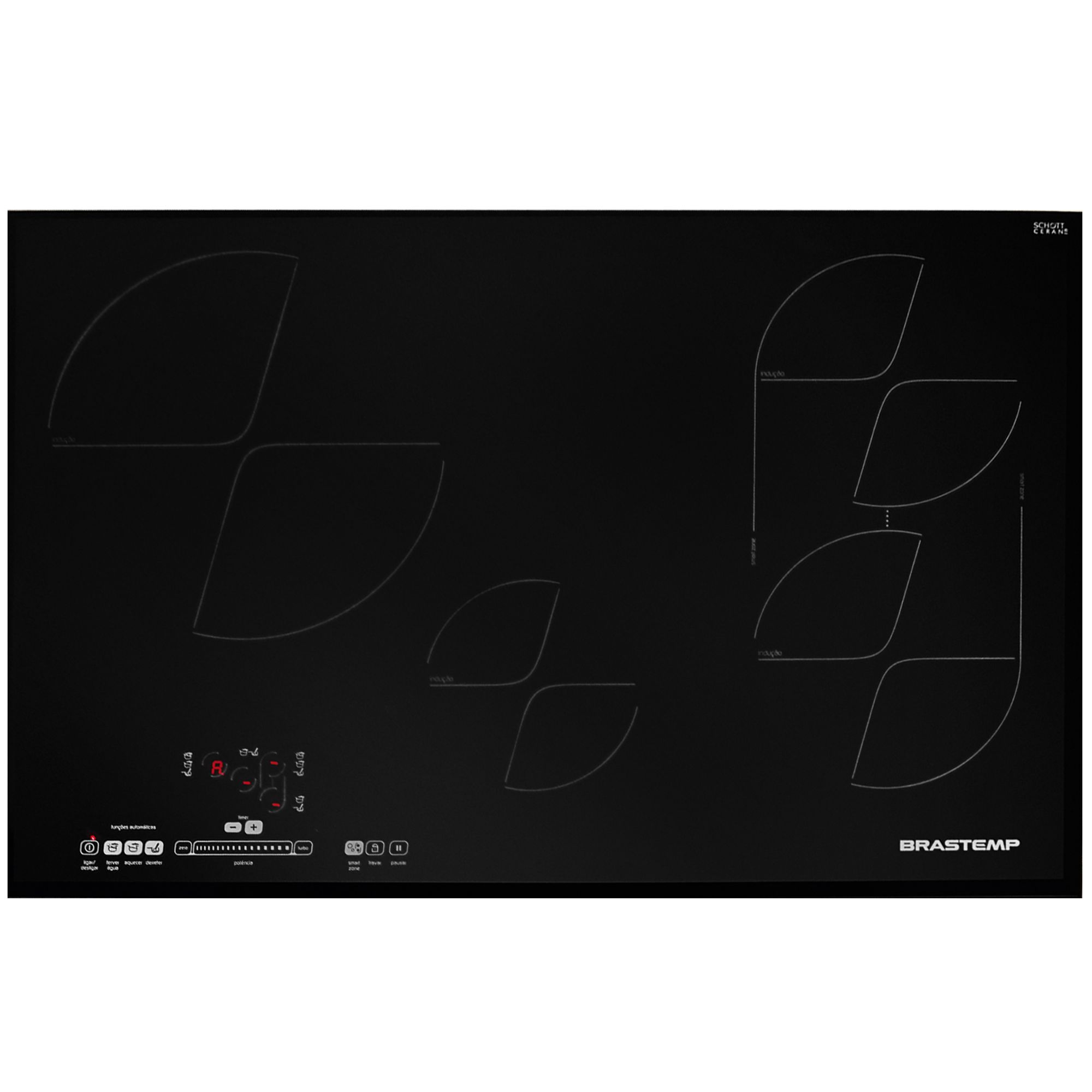 Cooktop por Indução Brastemp 4 Bocas BDJ80AE Brastemp Empresa