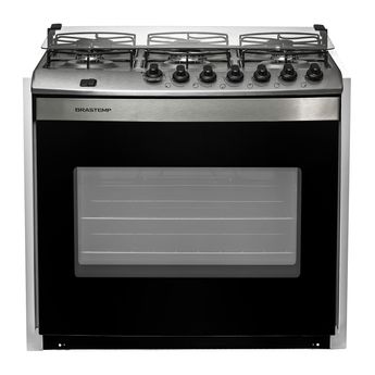 Fogao-de-Embutir-6-Bocas-Mesa-Compartimentada-Brastemp---Fogao-de-Embutir-BYS6NBBUNA--Frontal